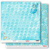 Papier do scrapbookingu dwustronny i jednostronny 30,5 x 30,5 cm OCEAN ENCHANTMENT 8 szt. ScrapBerry`s